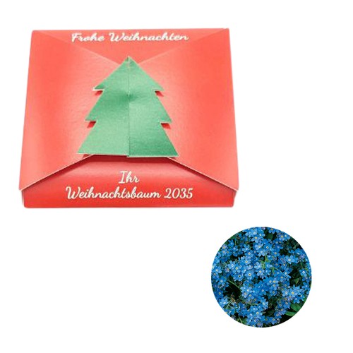 Closure – Fir Tree Seed Card - Forget-me-not Closure – Fir Tree Seed Card - Forget-me-not