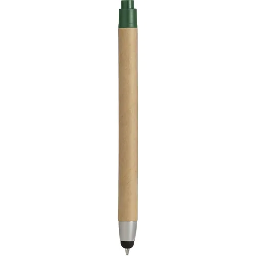 TOUCH SCREEN BALLPOINT PEN IN PLASTIC AND RECYCLED CARDBOARD