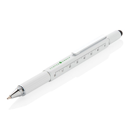 5-in-1 aluminium toolpen