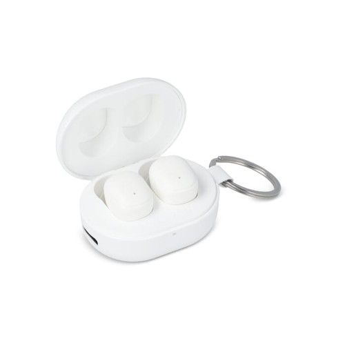 Mini bezprzewodowe słuchawki douszne w rozmiarze breloka