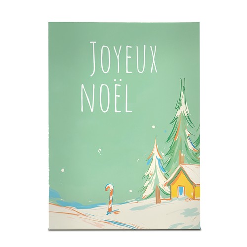 Mini Felt Christmas Card - Star Mini Felt Christmas Card - Star