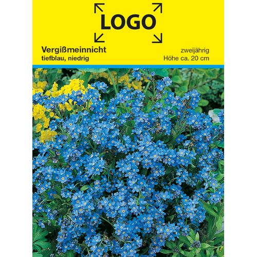 Sachet de graines myosotis 82 x 114 mm Sachet de graines myosotis 82 x 114 mm