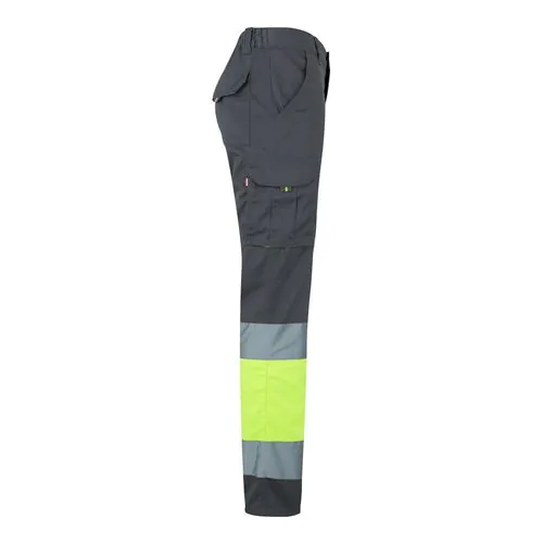 VL ZEUS. Two-tone, multi-pocket stretch trousers (240g/m²), in cotton (46%), EME (38%) and polyester (16%) VL ZEUS. Two-tone, multi-pocket stretch trousers (240g/m²), in cotton (46%), EME (38%) and polyester (16%)