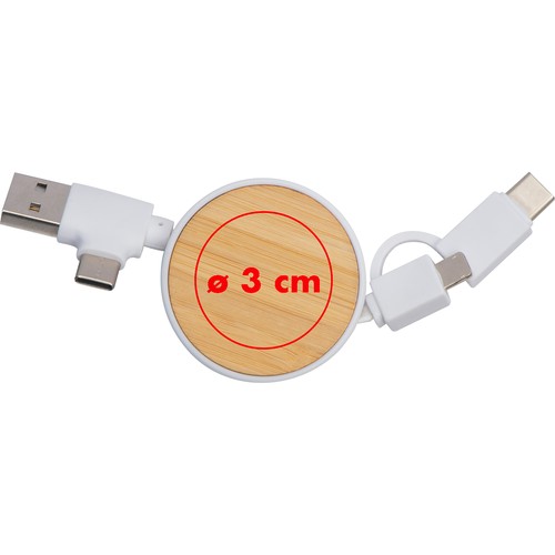 Bamboo charging cable Groningen Bamboo charging cable Groningen