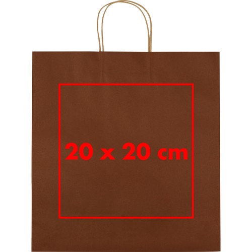 Borsa grande in carta riciclata con due maniglie GUS Borsa grande in carta riciclata con due maniglie GUS