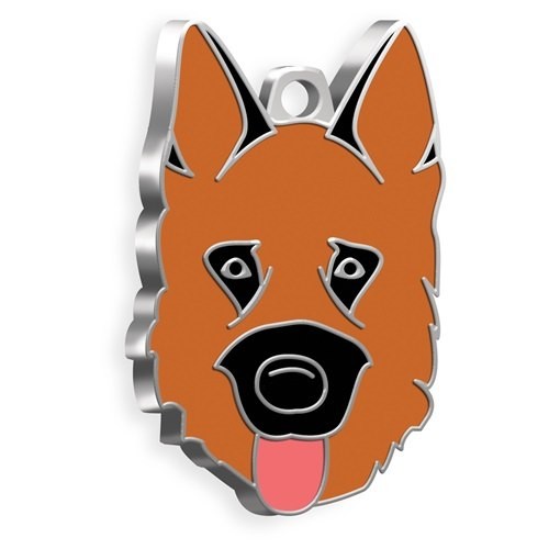 MEDAILLE CHIEN GERMAN SHEPERD FAUVE MEDAILLE CHIEN GERMAN SHEPERD FAUVE