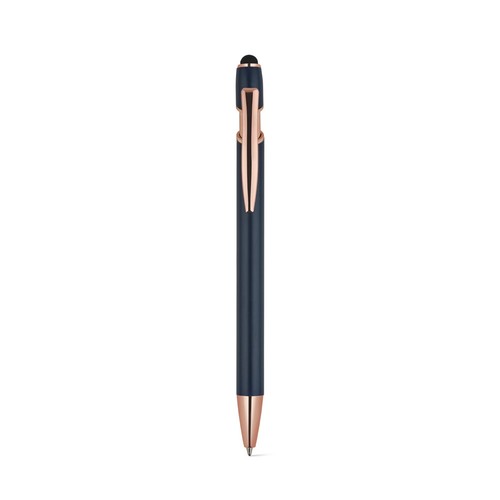 NEIL ROSE. Penna a sfera realizzata in alluminio riciclato (100% rAL), con finitura opaca e inchiostro blu NEIL ROSE. Penna a sfera realizzata in alluminio riciclato (100% rAL), con finitura opaca e inchiostro blu