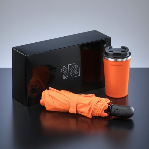 TRAVELLER SET: THERMAL MUG NORDIC 350 ml & FULL AUTOMATIC UMBRELLA TRAVELLER SET: THERMAL MUG NORDIC 350 ml & FULL AUTOMATIC UMBRELLA