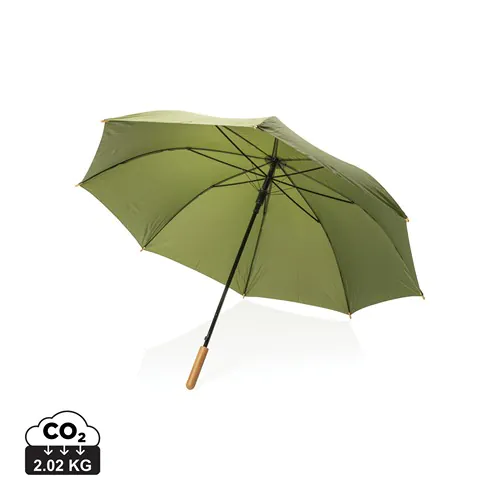 27" Impact AWARE™ RPET 190T auto open bamboo umbrella 27" Impact AWARE™ RPET 190T auto open bamboo umbrella