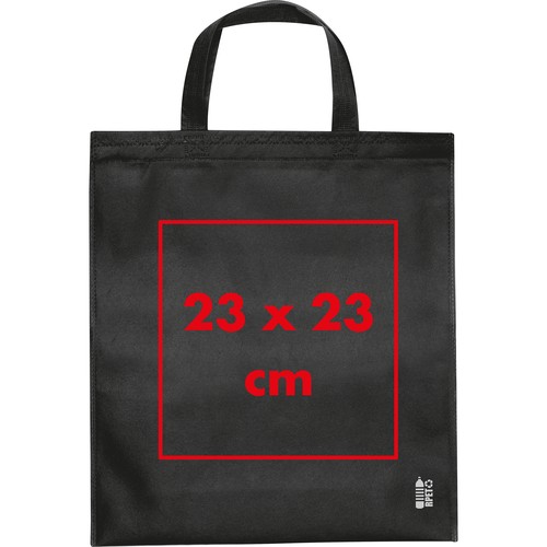 Shopping bag made of recycled non-woven