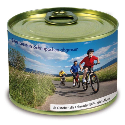 Boite de conserve Nature avec graines - Trèfle persan