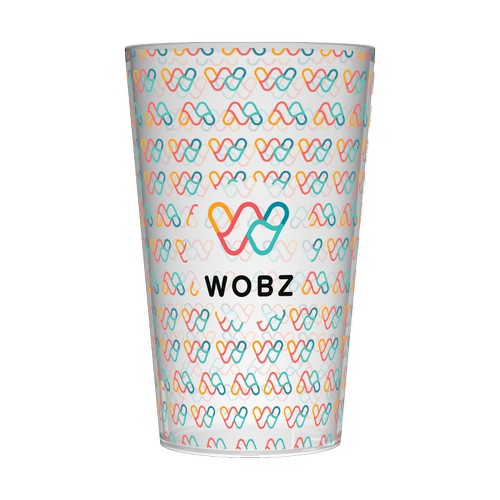 Personalised 12 cl Reusable Plastic Cup - Digital Saver Personalised 12 cl Reusable Plastic Cup - Digital Saver