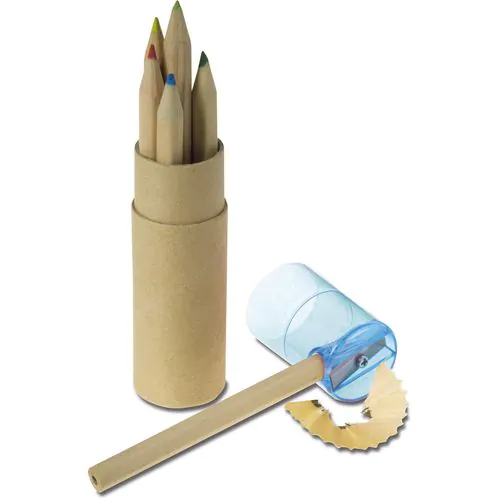 ABS and cardboard tube with pencils Libbie ABS and cardboard tube with pencils Libbie