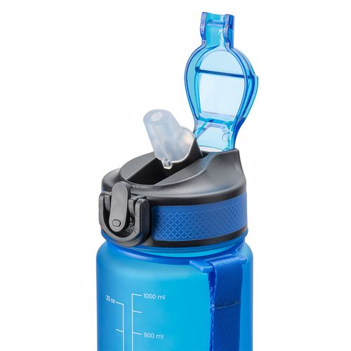 Flasche aus transparentem PETG, 1 l Flasche aus transparentem PETG, 1 l