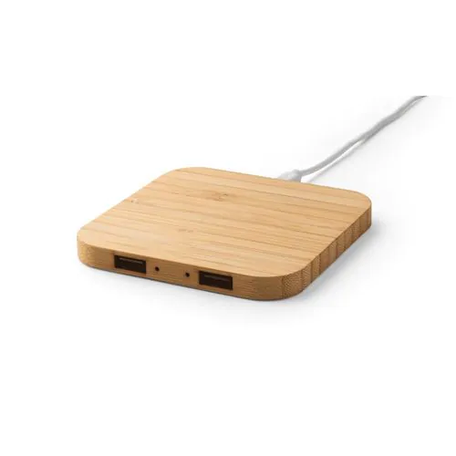DALTON. Caricatore wireless Superfast 15W in bambù