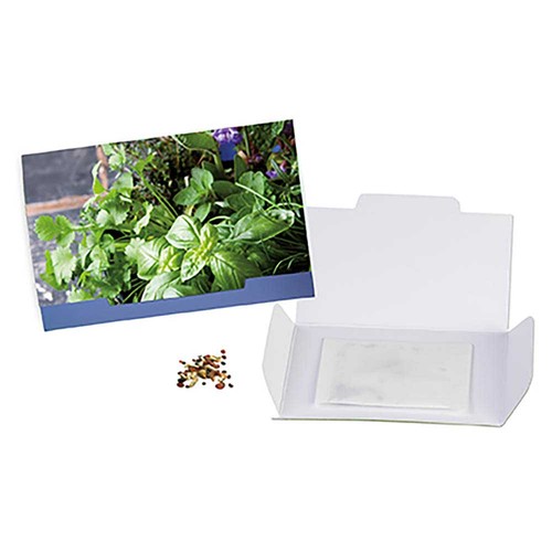 Flower-card with seeds - Herb-mixture