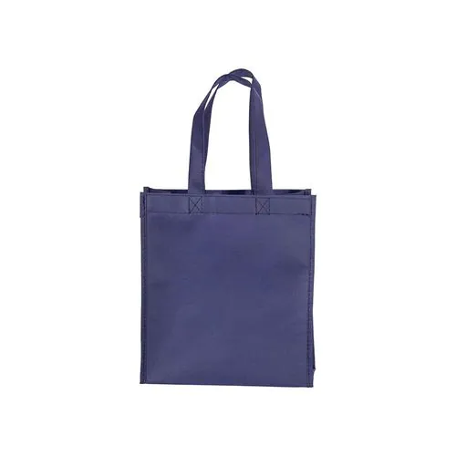 80 g / m2 R-pet mini shopping bag with short handles and gusset