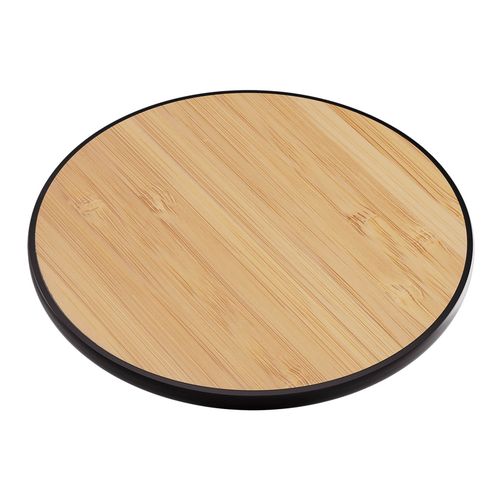 Cargador inalámbrico de bambú y plástico reciclado - Halo Cargador inalámbrico de bambú y plástico reciclado - Halo