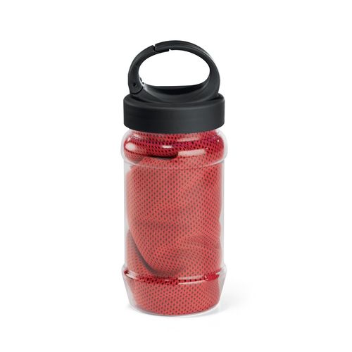 ARTX PLUS. Ensemble de bouteille en PP et PET et serviette de sport en polyamide et polyester