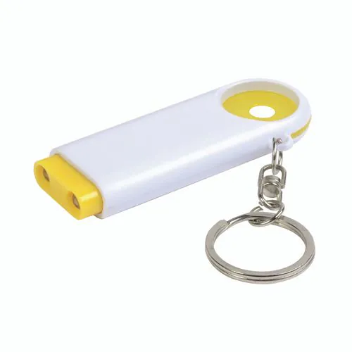 sleutelhanger met winkelmuntje sleutelhanger met winkelmuntje