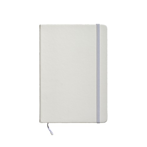 Carnet avec couverture en PU recyclé avec feuilles lignées (80 pag.)