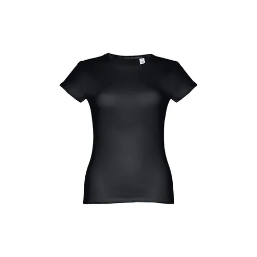 THC SOFIA. Katoenen dames-T-shirt met riem THC SOFIA. Katoenen dames-T-shirt met riem