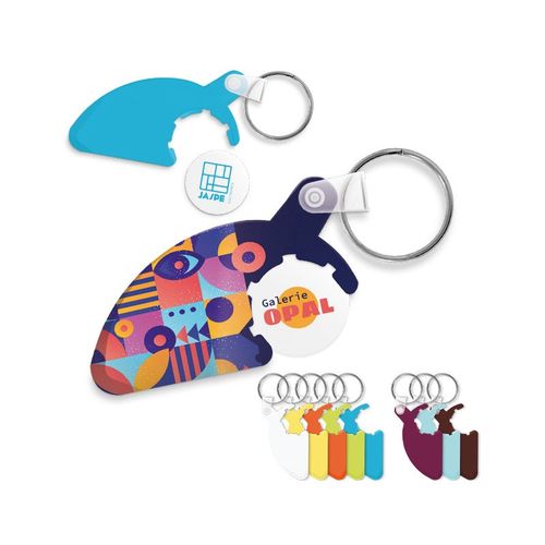 KEY-RING TOKEN HOLDER WITH SCRATCHCARD SCRAPER KEY-RING TOKEN HOLDER WITH SCRATCHCARD SCRAPER