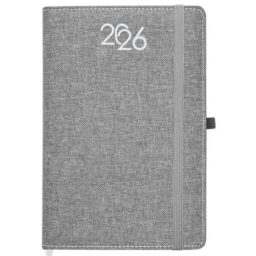 Agenda hebdomadaire 2026, couverture rigide en PET recyclé avec effet de mélange Agenda hebdomadaire 2026, couverture rigide en PET recyclé avec effet de mélange