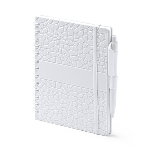 Carnet A5 à spirale. Couverture rigide. Porte-styl Bibiana Carnet A5 à spirale. Couverture rigide. Porte-styl Bibiana