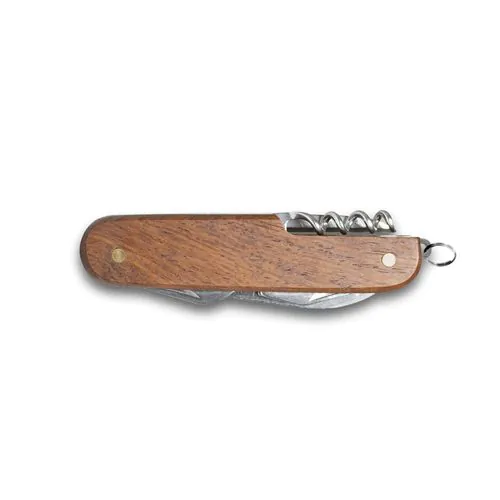 BELPIANO. Multifunction pocket knife in stainless steel and wood BELPIANO. Multifunction pocket knife in stainless steel and wood