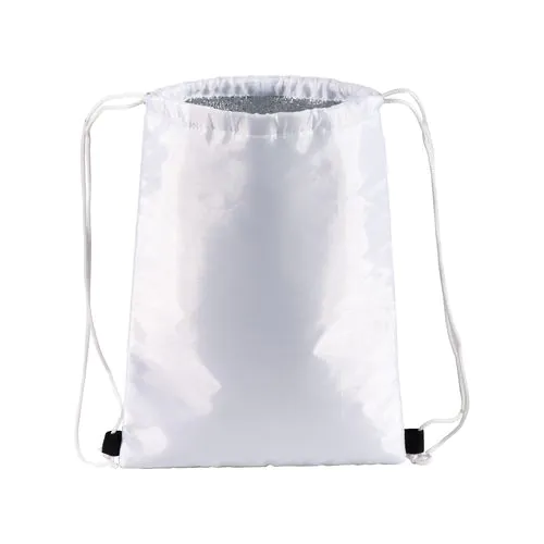 210T polyester insulated backpack with drawstring closure