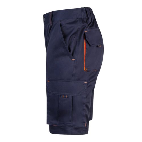 VL HEMERA. Two-tone, multi-pocket stretch Bermuda shorts (240g/m²), in cotton (46%), EME (38%) and polyester (16%) VL HEMERA. Two-tone, multi-pocket stretch Bermuda shorts (240g/m²), in cotton (46%), EME (38%) and polyester (16%)