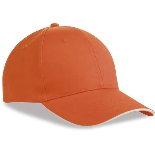 6 PANELS SANDWICH CAP IN 80% POLYESTER - 20% COTTON