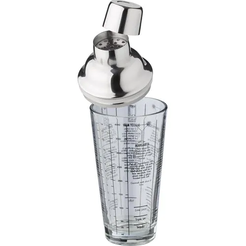 Glass cocktail shaker (400 ml) Adela