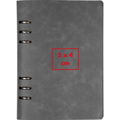 A5 ring binder with PU cover A5 ring binder with PU cover