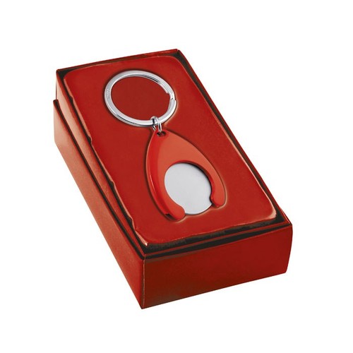 PORTACHIAVI ROSSO SATINATO CARRELLO