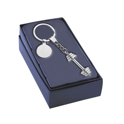 PORTE-CLES HALTERE POUR GYM AVEC JETON PORTE-CLES HALTERE POUR GYM AVEC JETON
