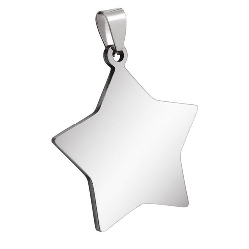 PENDENTE STELLA ACCIAIO 31x34mm PENDENTE STELLA ACCIAIO 31x34mm