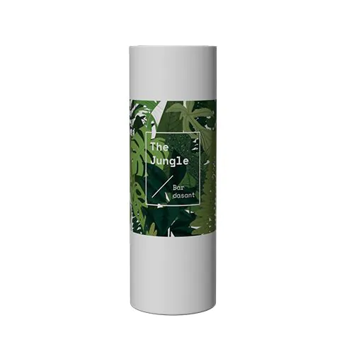 Op maat gemaakt ondoorzichtig wit “Long Lime” tuboglas - Digitale bedrukking