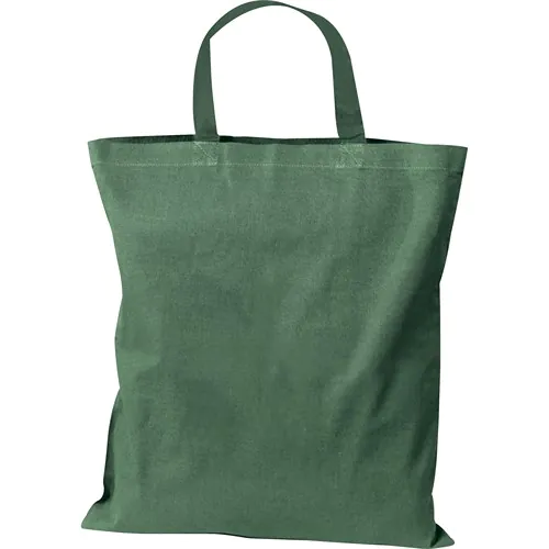Bolsa de algodón con asas cortas
