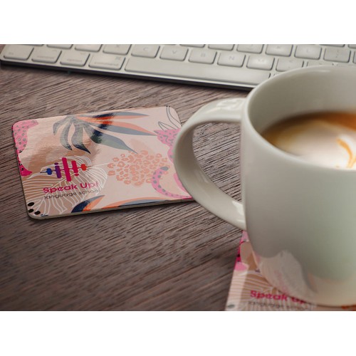 Bedruckter Papieruntersetzer