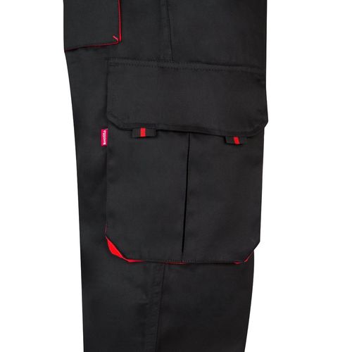 VL HYPNOS. Two-tone multi-pocket twill trousers (200g/m²), in cotton (35%) and polyester (65%)