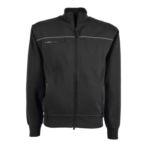 Sweat homme à fermeture éclair 60% coton, 40% polyester 280 g/m2 avec 3 poches avec fermet Sweat homme à fermeture éclair 60% coton, 40% polyester 280 g/m2 avec 3 poches avec fermet