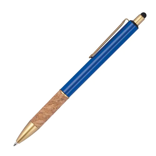 Ball pen with cork grip zone Ball pen with cork grip zone