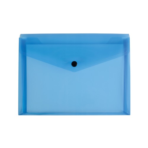 Busta portadocumenti in PP 150 con 1 tasca e chiusura a clip (A5), con soffietto Busta portadocumenti in PP 150 con 1 tasca e chiusura a clip (A5), con soffietto