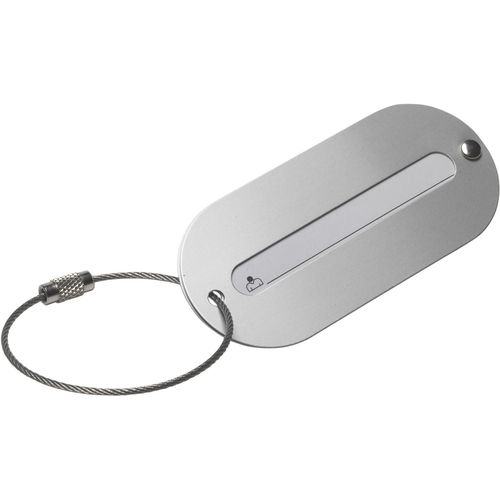 Aluminium luggage tag Isa Aluminium luggage tag Isa