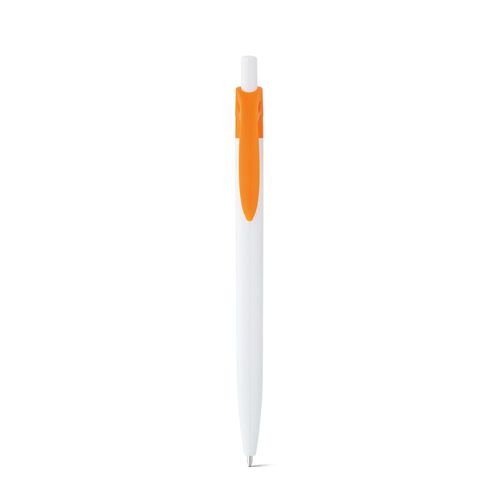 MARS. Penna a sfera in ABS con clip colorata