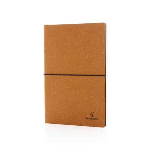 A5 GRS recycled leather notebook A5 GRS recycled leather notebook