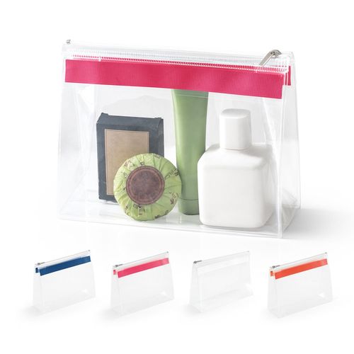 CHASTAIN. Doorzichtig. EVA etui met rits en metalen handvat CHASTAIN. Doorzichtig. EVA etui met rits en metalen handvat