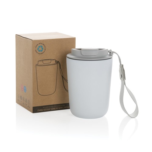 Cuppa RCS gerecycled rvs vacuümbeker met koord Cuppa RCS gerecycled rvs vacuümbeker met koord